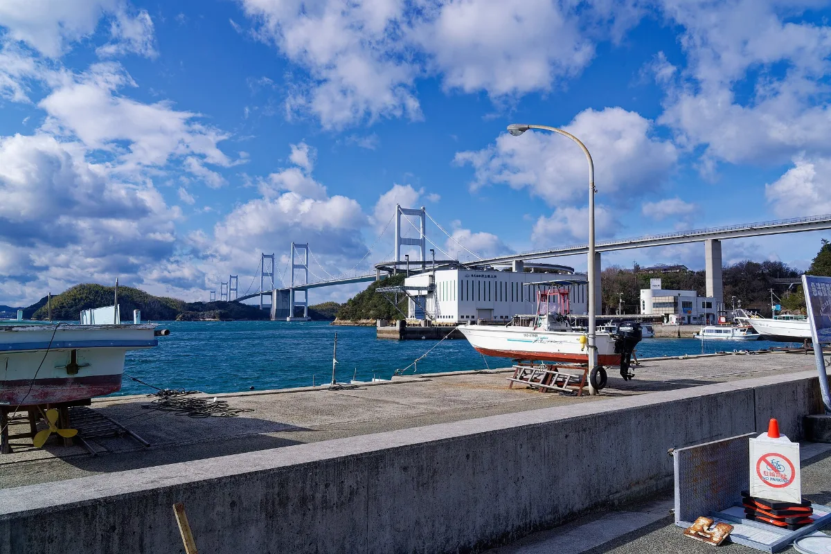 Cung đường Shimanami Kaido nối Shikoku với Honshu