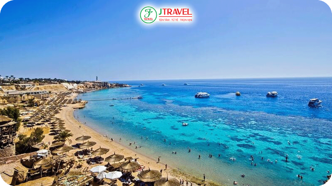 Mùa hè Ai Cập khá nóng, nhưng lại thích hợp để nghỉ dưỡng tại Biển Đỏ