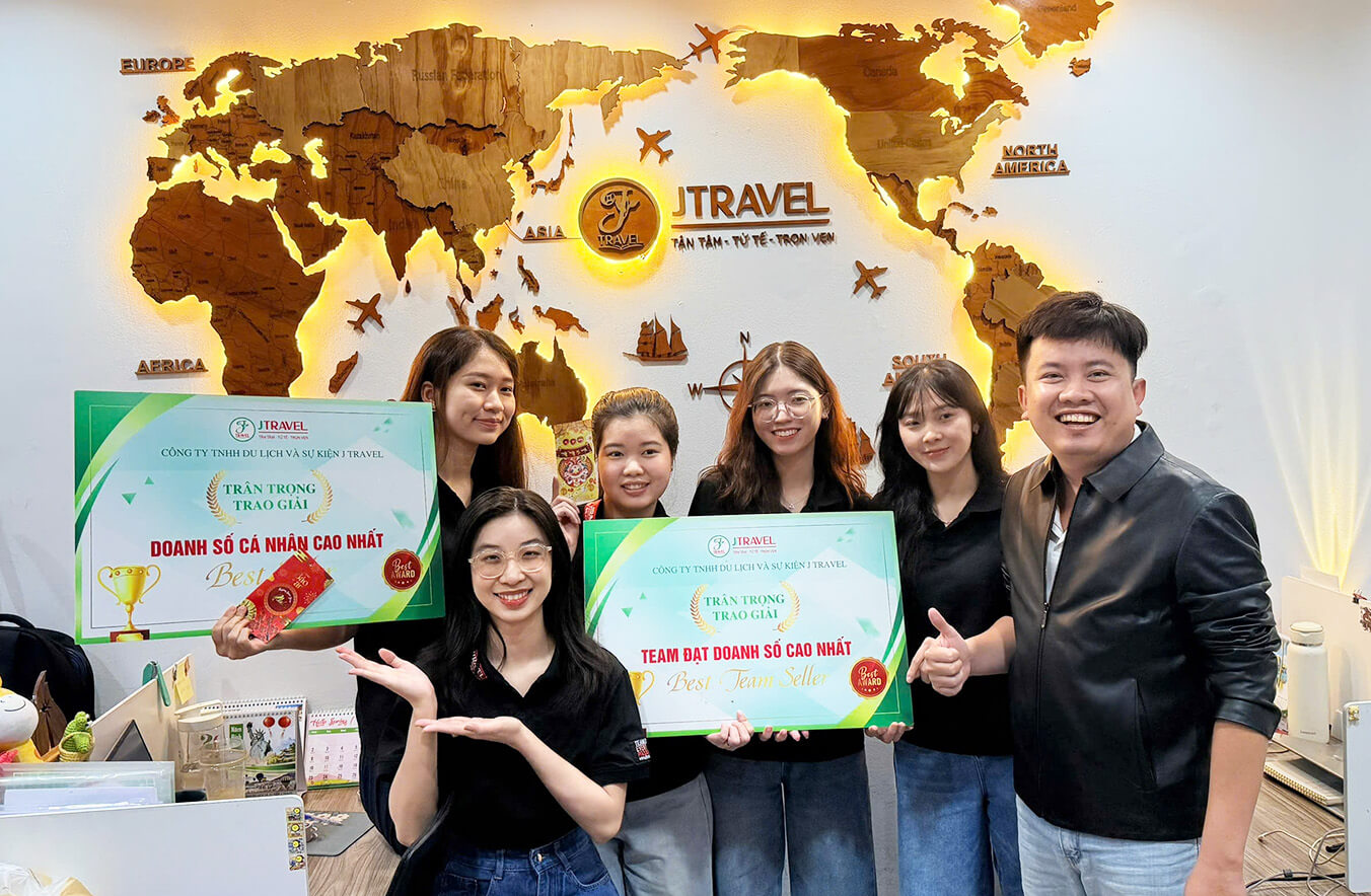J Travel tuyển dụng việc làm Sales du lịch mức hoa hồng hấp dẫn