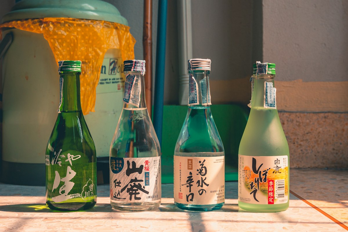 Những chai rượu Sake Nhật Bản