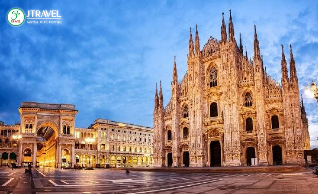 Milan mùa xuân với nhà thờ Duomo