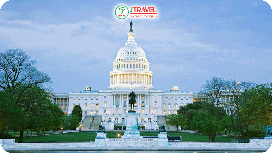 Tham quan Nhà Trắng trong chuyến du lịch Mỹ xem World Cup 2026