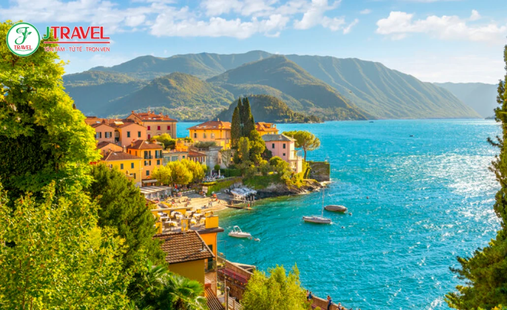 Hồ Como yên bình, không khí trong lành