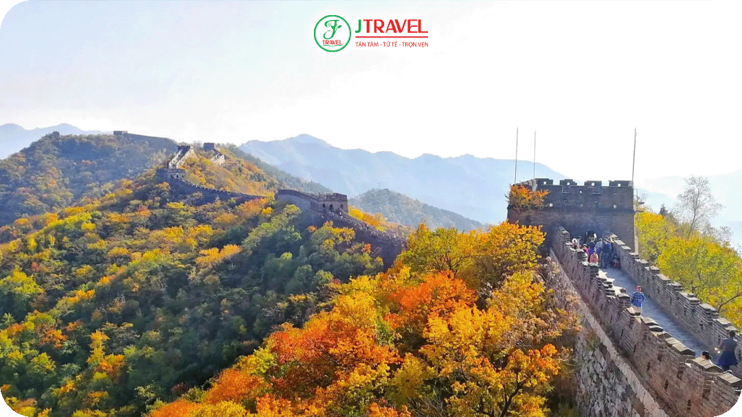 Chiêm ngưỡng vẻ đẹp Vạn Lý Trường Thành mùa thu