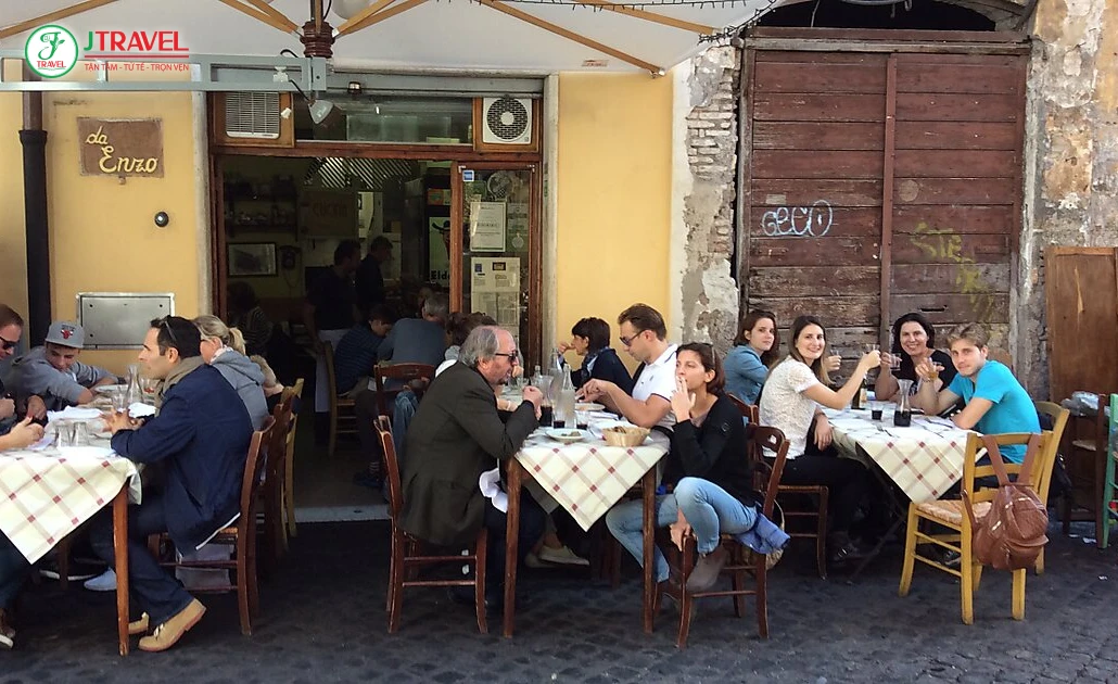 Quán ăn truyền thống Da Enzo al 29 ở Rome