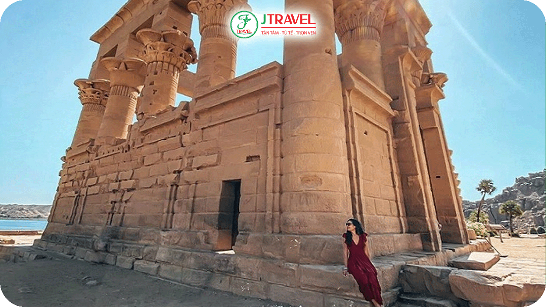 Đền Philae – công trình tôn giáo nằm trên đảo giữa sông Nile