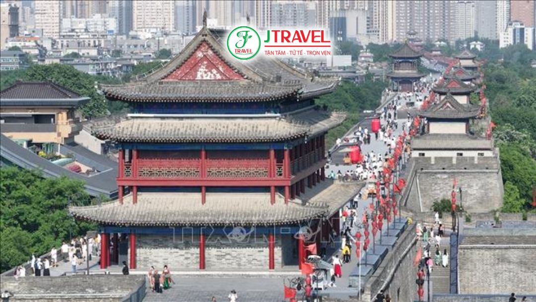 Tường thành Tây An cổ kính thời Minh