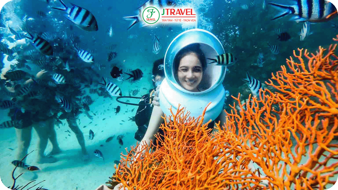 Sea Walker là trải nghiệm du lịch biển khá mới tại Phú Quốc