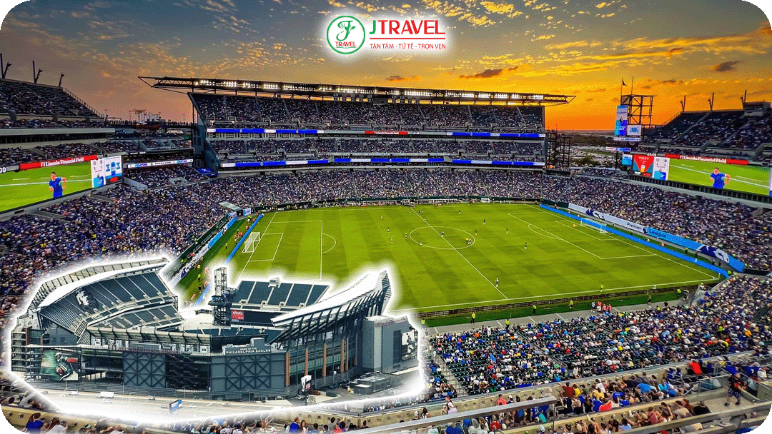 Lincoln Financial Field với sức chứa hơn 67.000 người là điểm nhấn thể thao nổi bật của Philadelphia