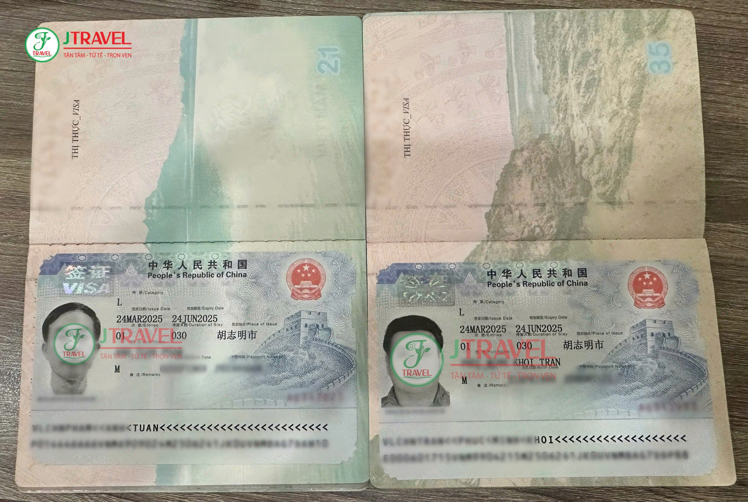 Mẫu Visa Mới