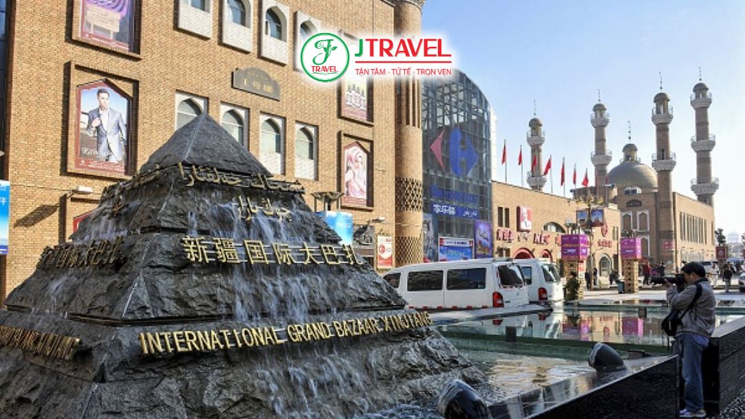 Kiến trúc hồi giáo tại chợ quốc tế Tân Cương Urumqi