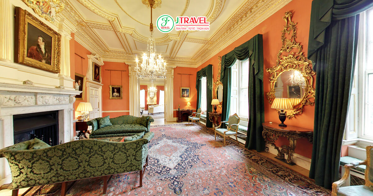 Terracotta Drawing Room (Nguồn Web chính thức của 10 Downing Street)