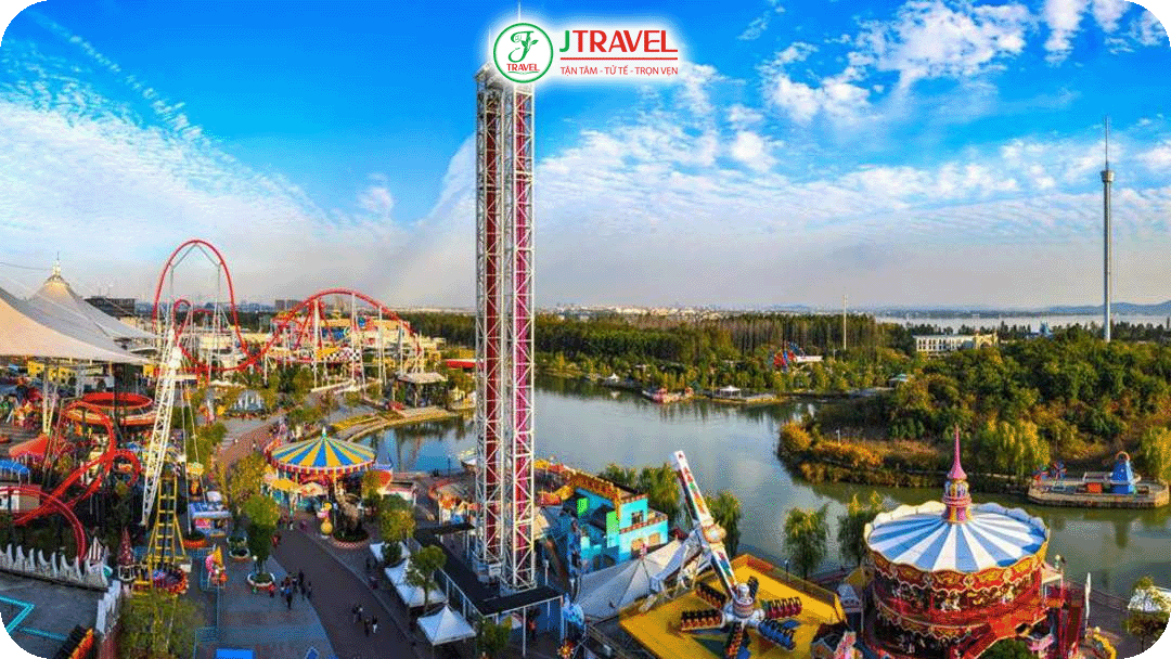 Công viên giải trí Wuhan Happy Valley – Điểm vui chơi cho mọi lứa tuổi