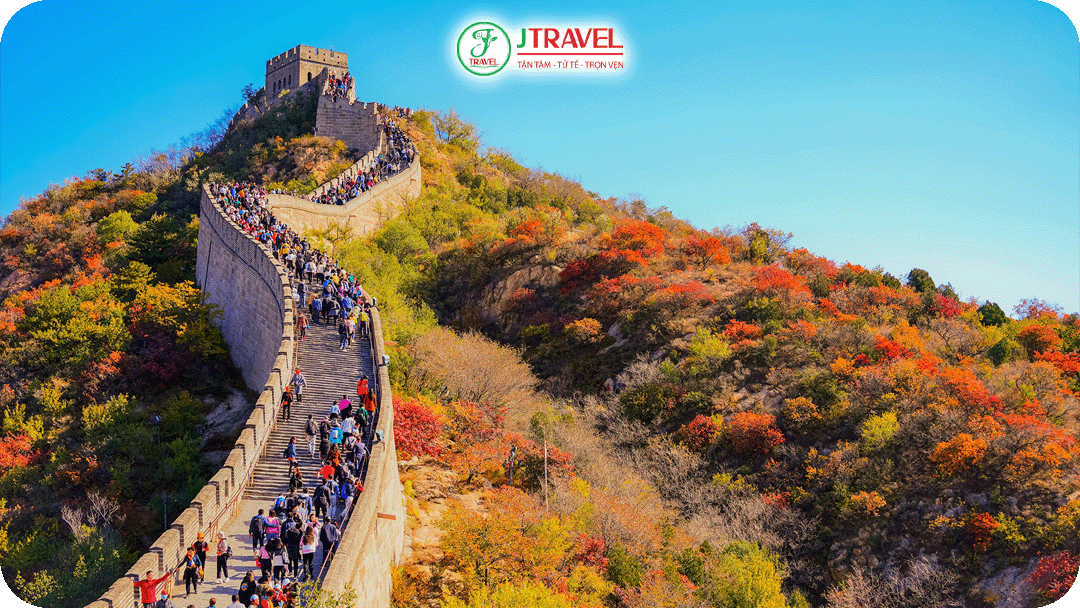 Vạn Lý Trường Thành mùa thu - điểm đến nổi bật cho tháng 10