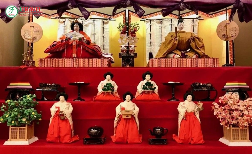 Búp bê Hinamatsuri Nhật Bản truyền thống từ thời Heian