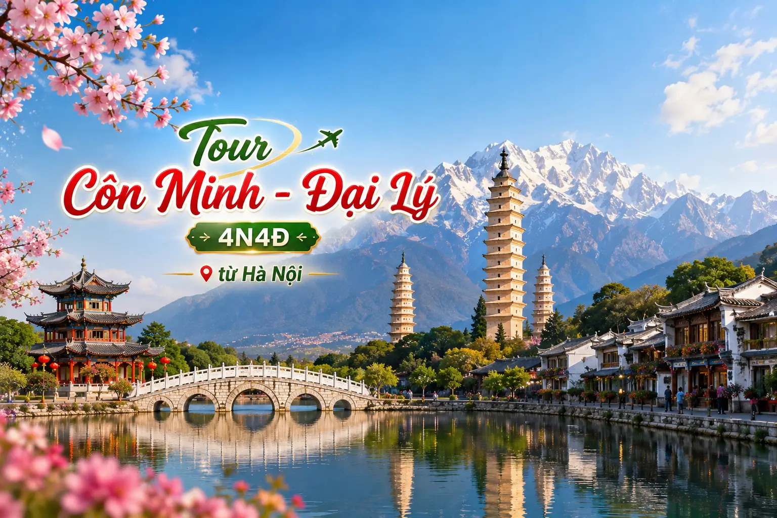 Tour Trung Quốc: Côn Minh -  Đại Lý 4N4Đ từ Hà Nội