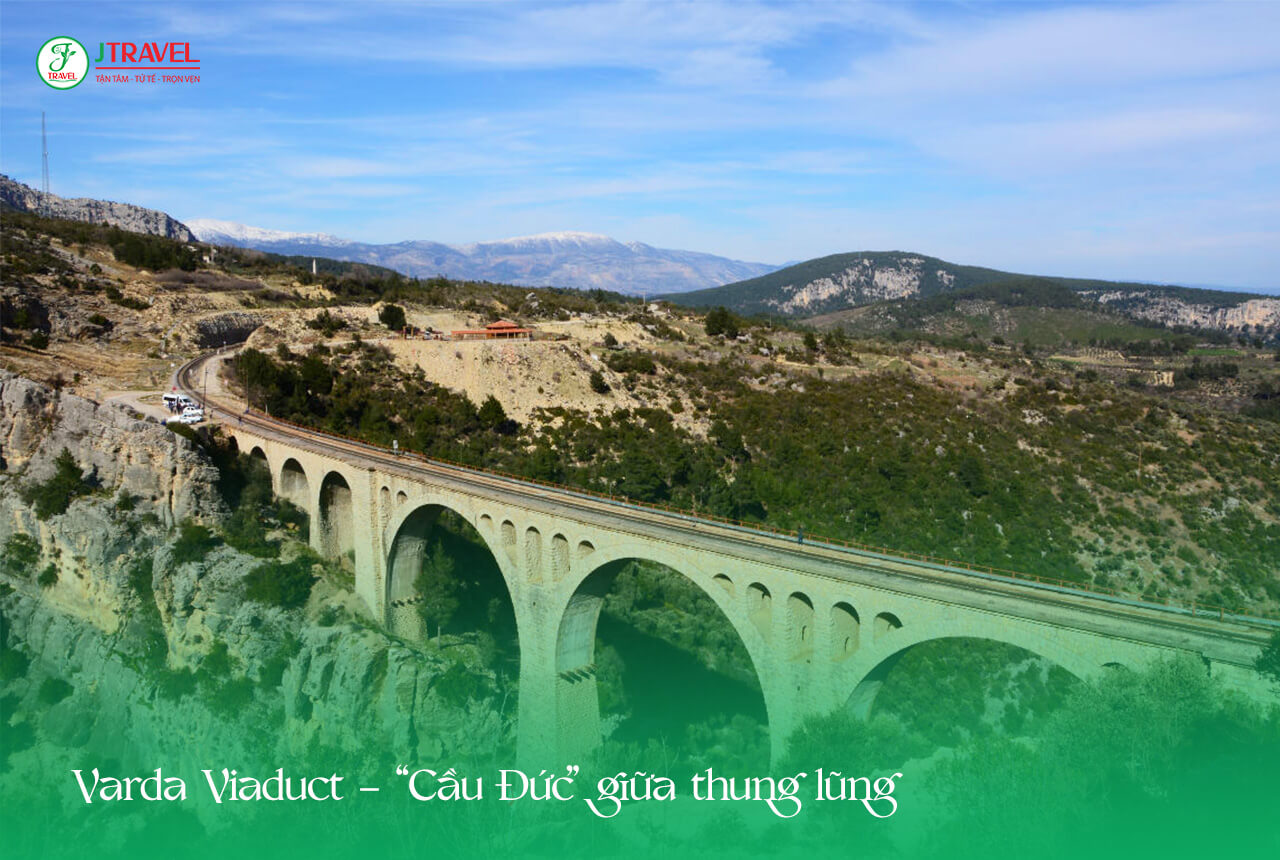 Varda Viaduct – “Cầu Đức” giữa thung lũng Adana