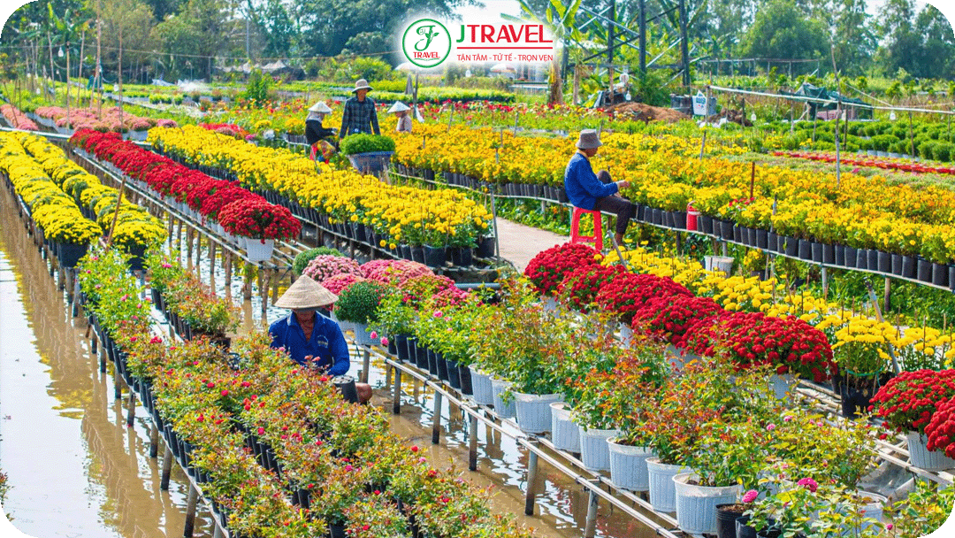 Làng hoa Sa Đéc là một trong những làng hoa lớn và lâu đời