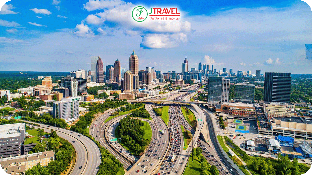 Atlanta có tốc độ phát triển nhanh, trung tâm hàng không lớn nhất thế giới