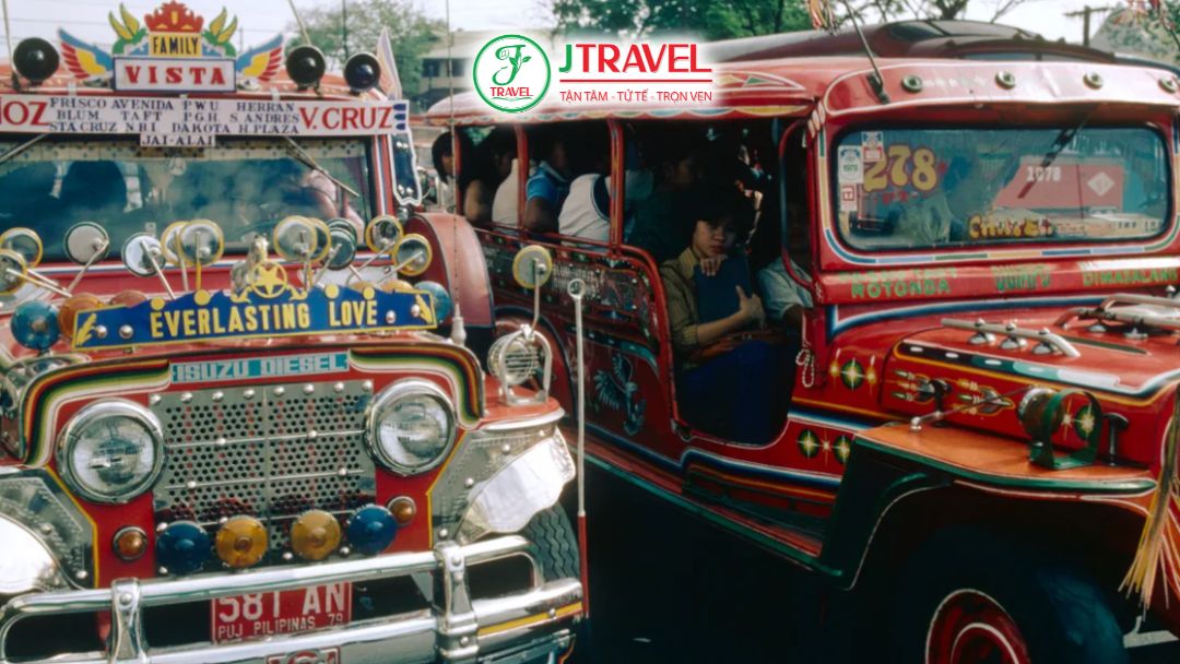 Jeepney Philippines phương tiện đặc trưng địa phương