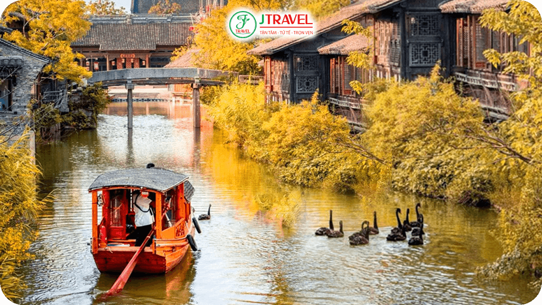 Ô Trấn mùa thu cảnh đẹp thơ mộng