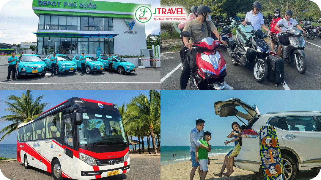 Phương tiện di chuyển tại Phú Quốc đa dạng