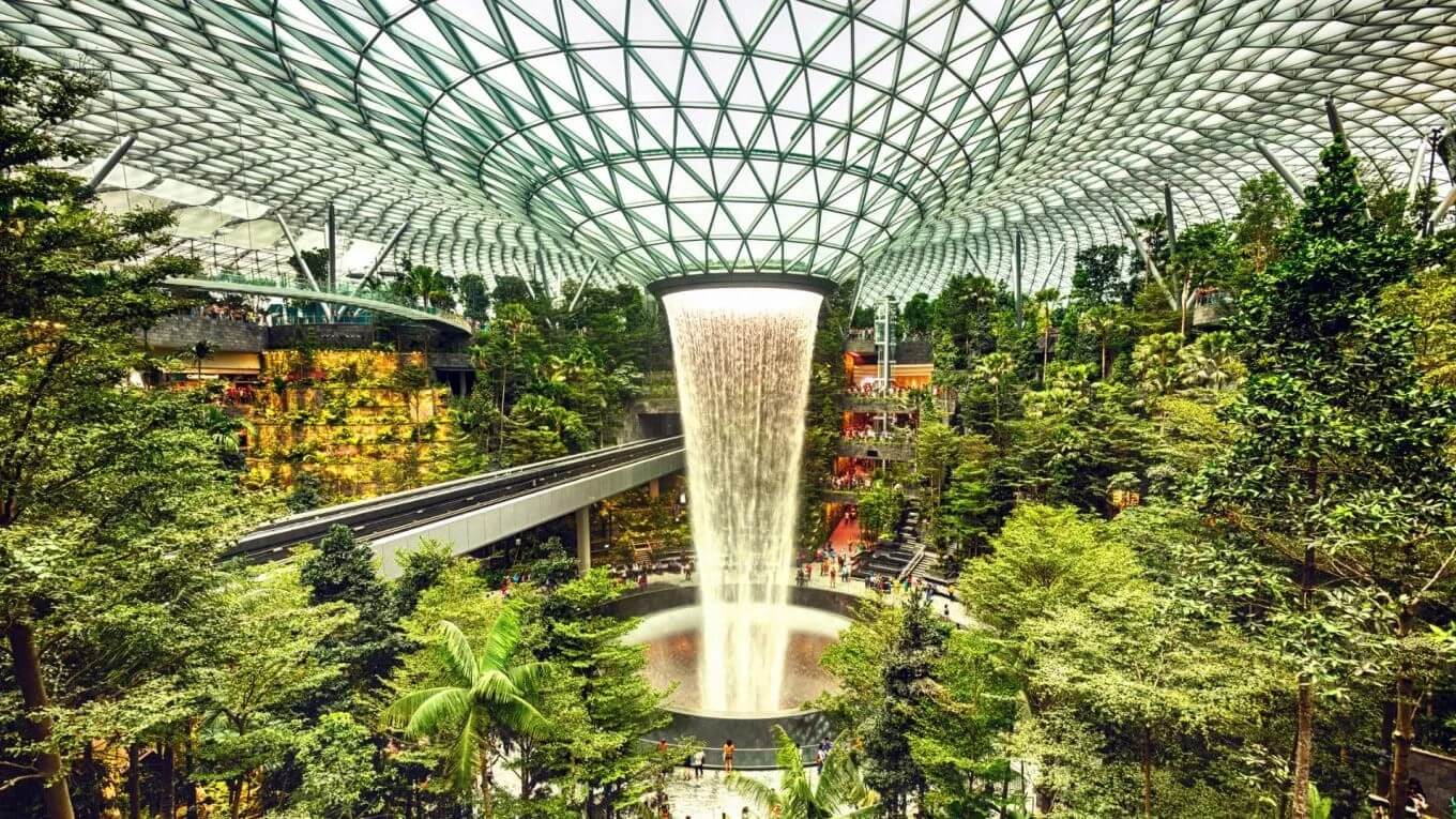 Jewel Changi – “Trạm dừng chân” mê hoặc cả thế giới (ảnh internet)