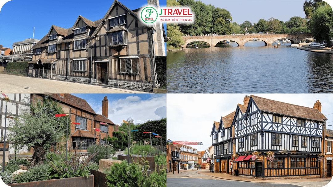 Stratford-upon-Avon – Quê hương của đại thi hào Shakespeare