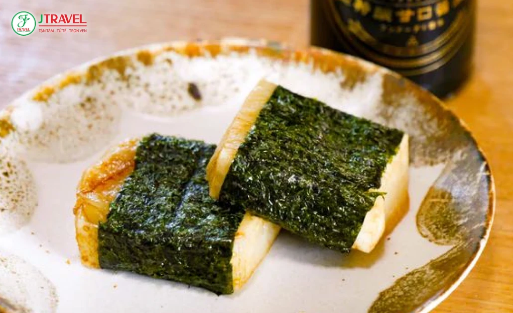 Isobe Mochi nướng cuốn rong biển nori vị mặn nhẹ