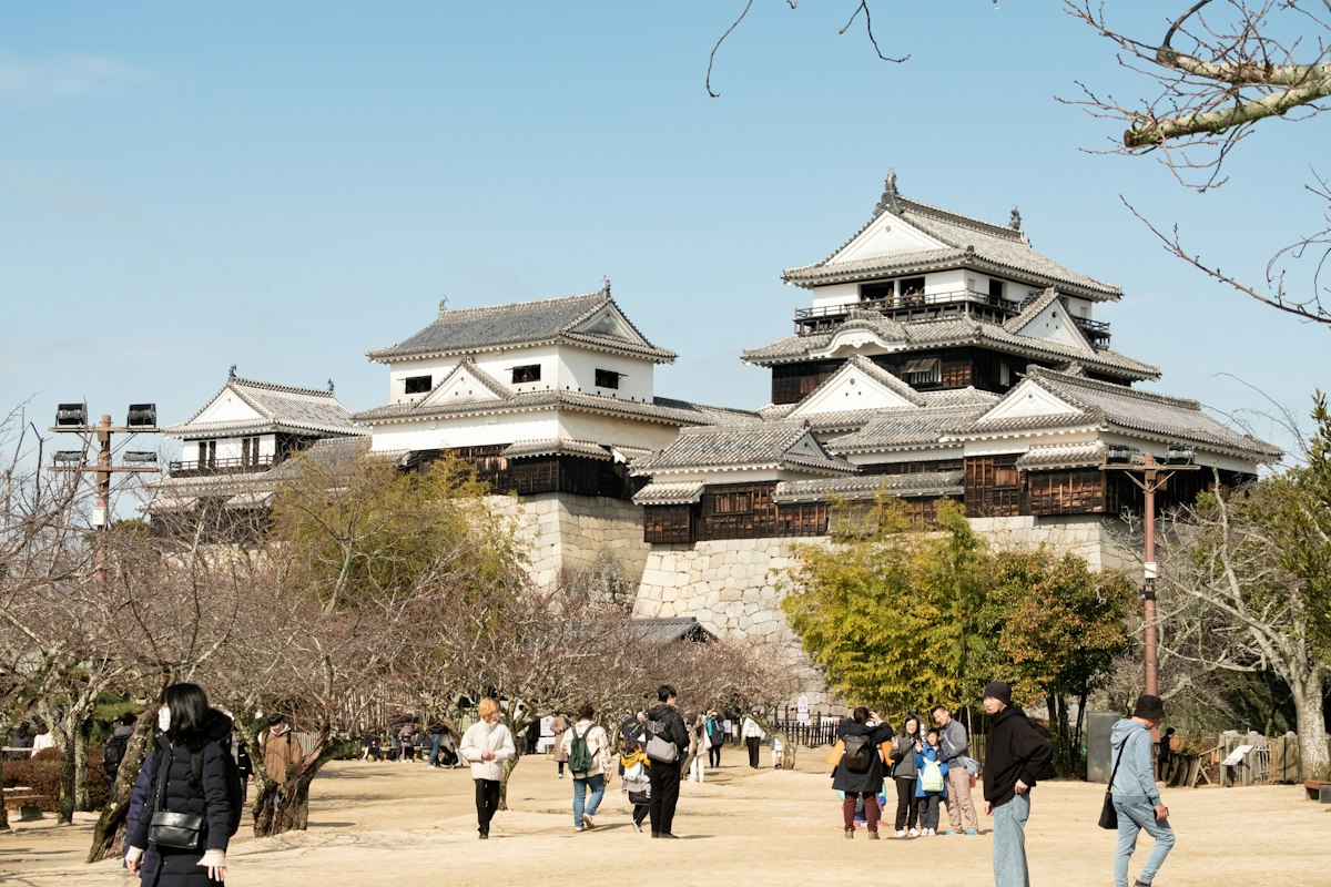 Thành Matsuyama ở tỉnh Ehime, Nhật Bản