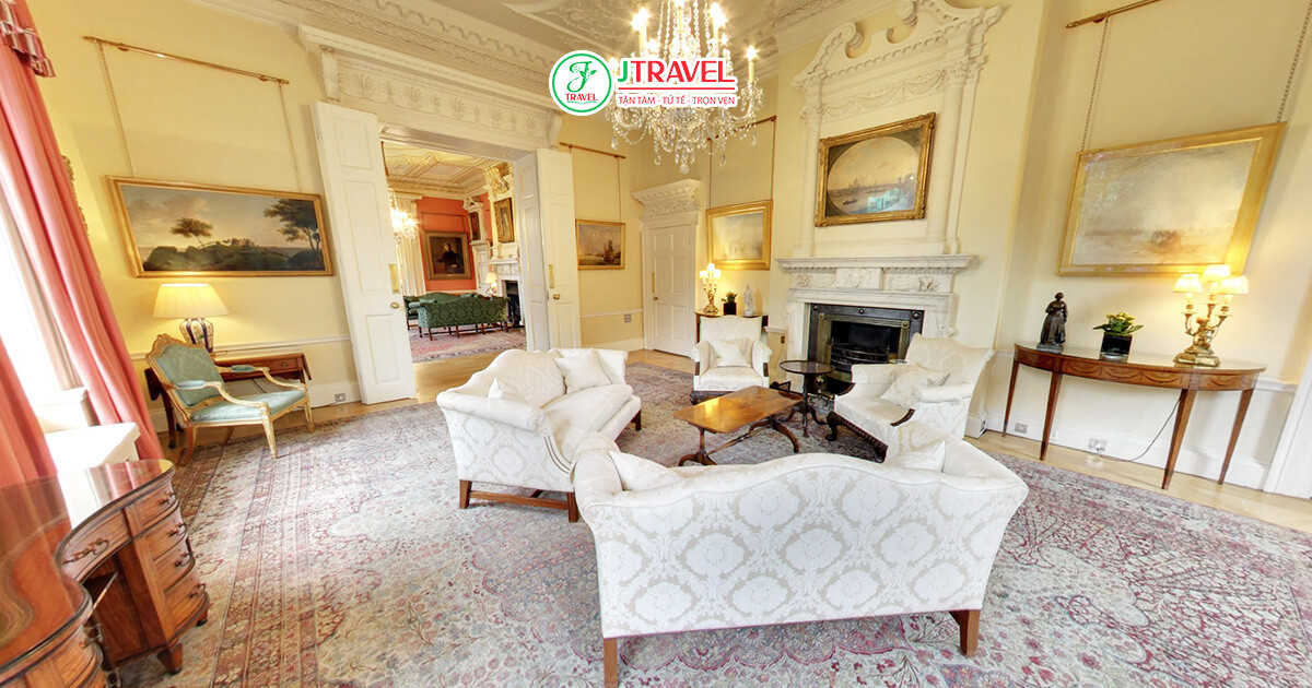 Phòng Khách Trắng (Nguồn Web chính thức của 10 Downing Street)