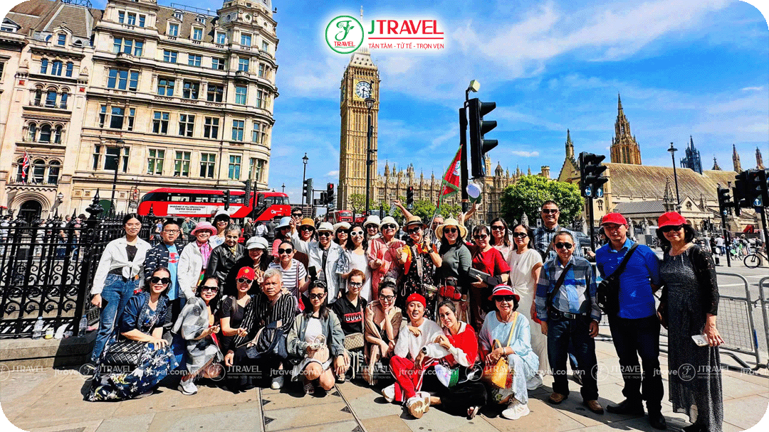Tour Tết Anh Quốc 2026 cùng J Travel hòa vào không khí mùa xuân Châu Âu