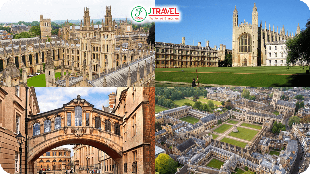 Oxford & Cambridge – Hai biểu tượng của tri thức Anh Quốc