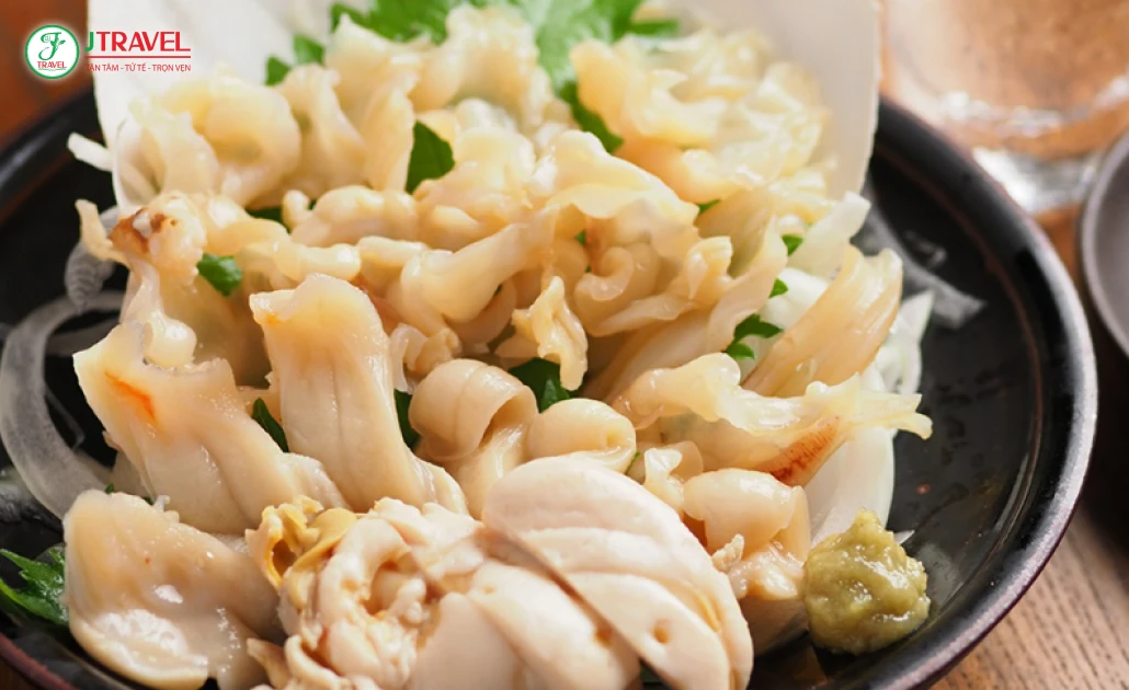 Món ốc vòi voi Geoduck tươi sống