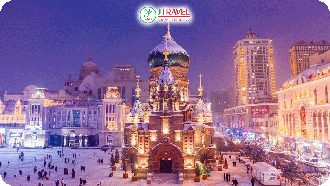 Không khí lễ hội đúng chất mùa đông phương Bắc