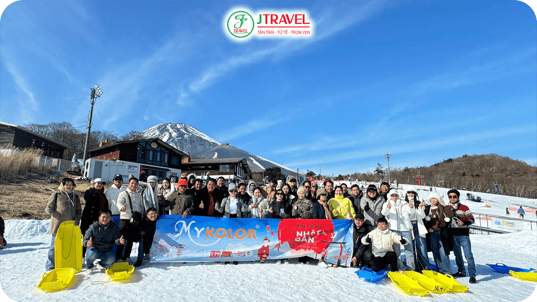 Tour Nhật Bản cùng đoàn du khách My Kolor của JTRAVEL