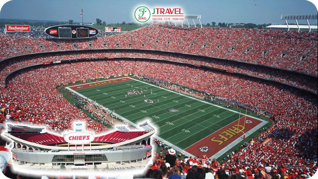 Arrowhead Stadium nổi tiếng là sân có âm lượng cổ vũ lớn nhất NFL