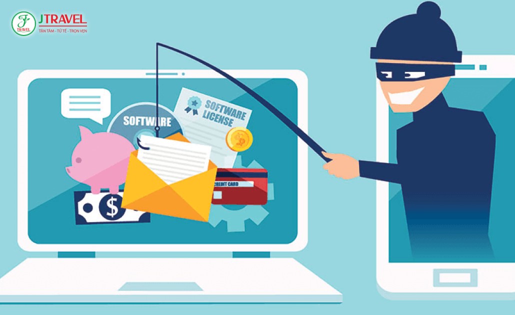 Phishing qua email nhằm xác nhận tour