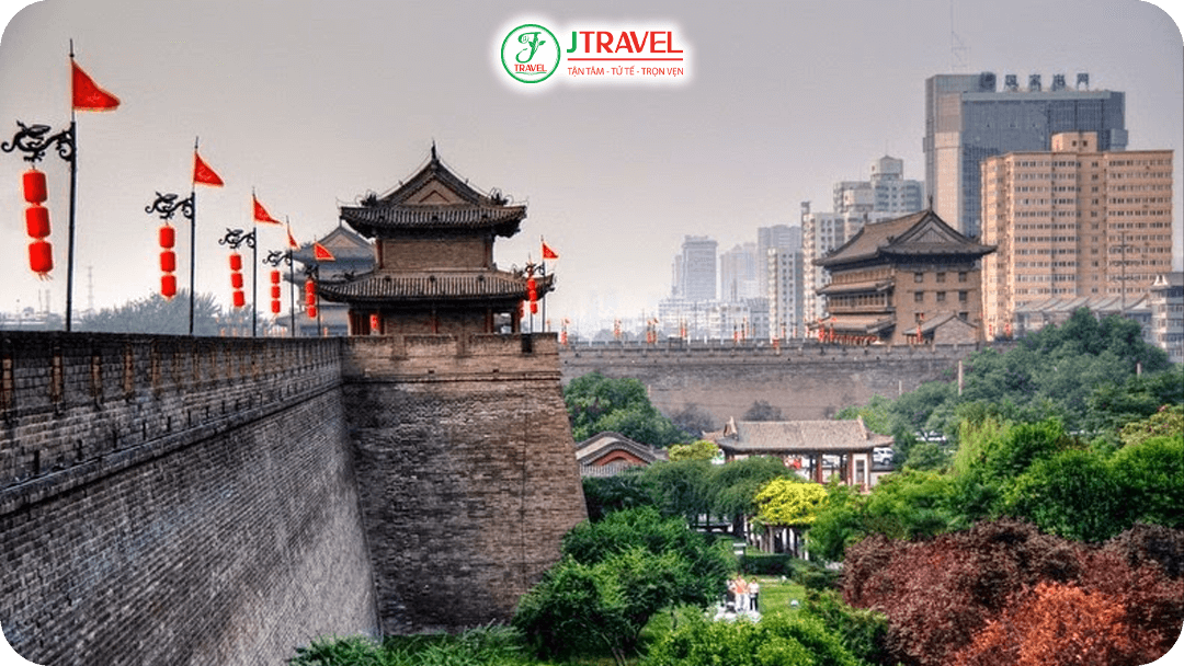 Tường thành Tây An – công trình phòng thủ hoàn hảo