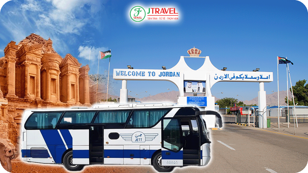 Du khách cũng có thể di chuyển từ Israel sang Jordan qua các cửa khẩu quốc tế