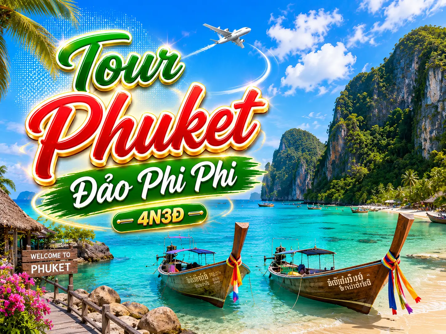 Tour Thái Lan: Phuket - Đảo Phi Phi 4N3Đ