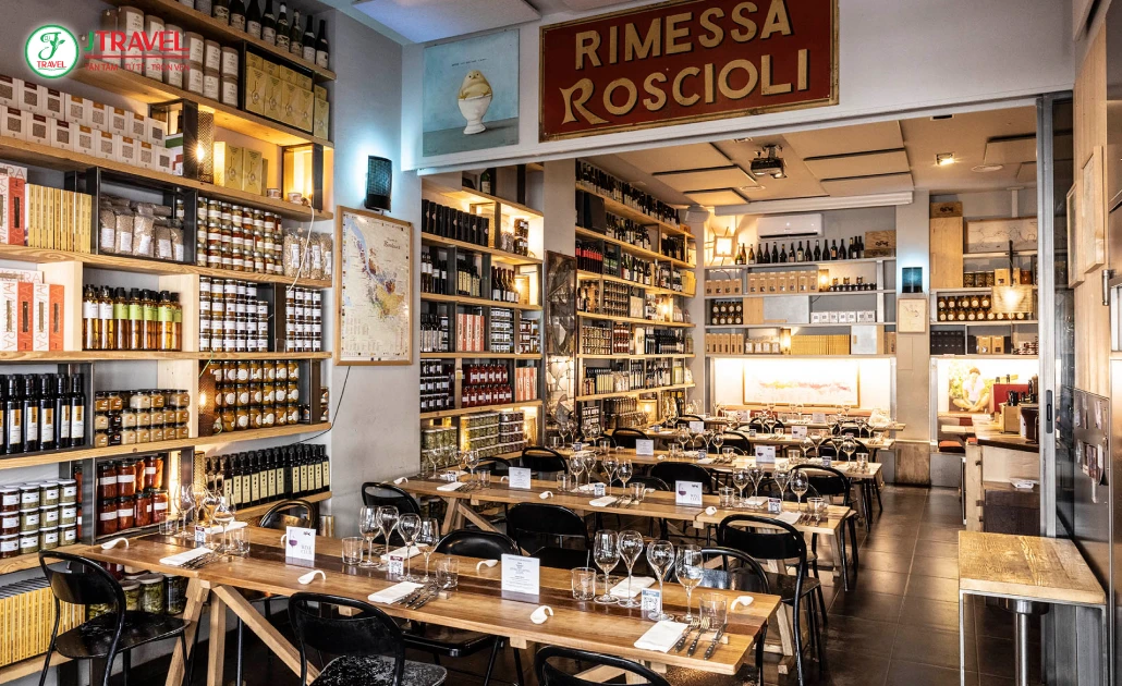 Roscioli trải nghiệm văn hóa ẩm thực Rome trực tiếp bên quầy bếp