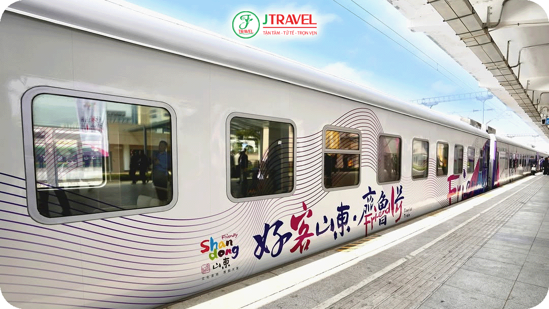 Bạn có thể di chuyển đến Sơn Đông với tàu điện