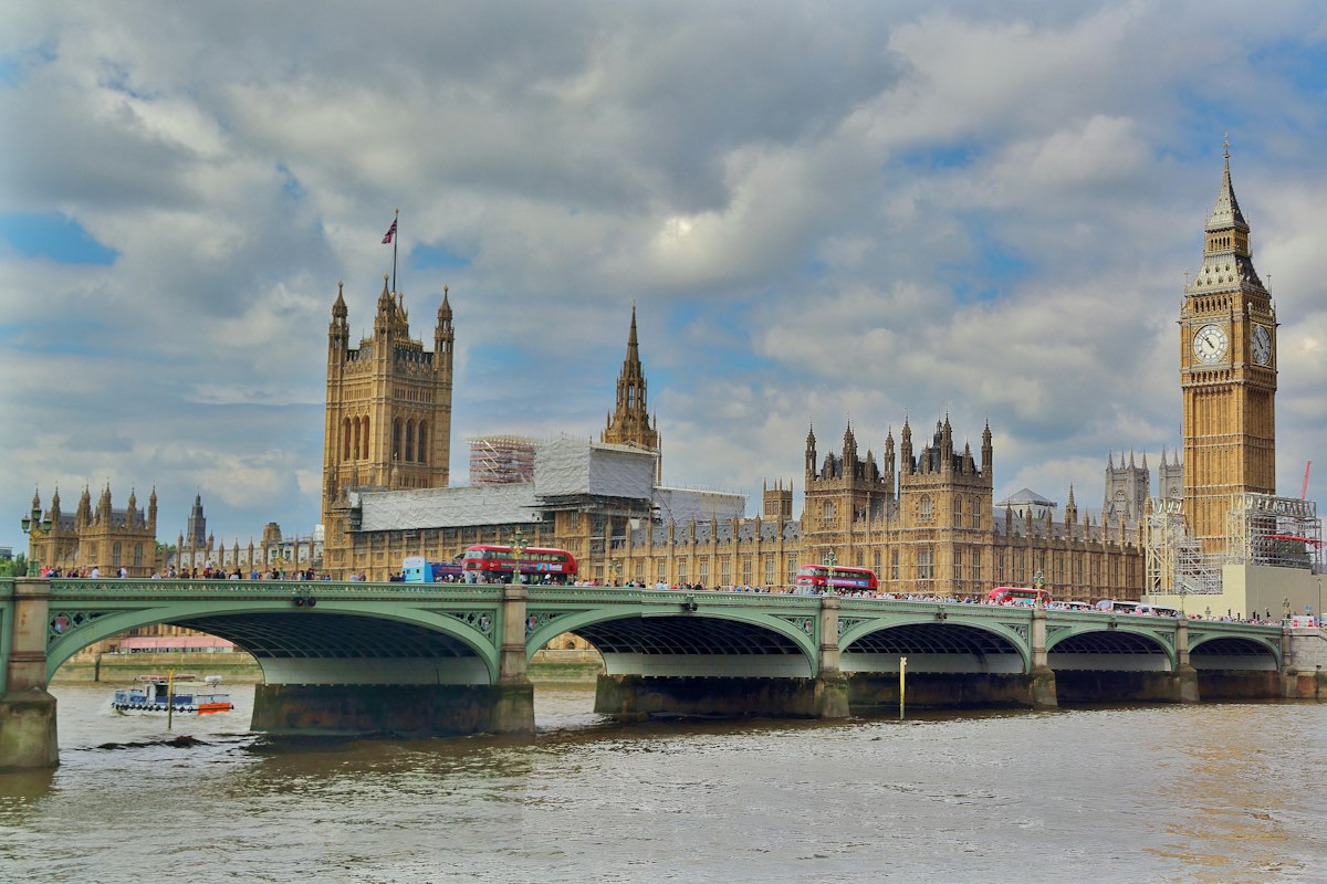 Tháp Big Ben và cầu Westminster