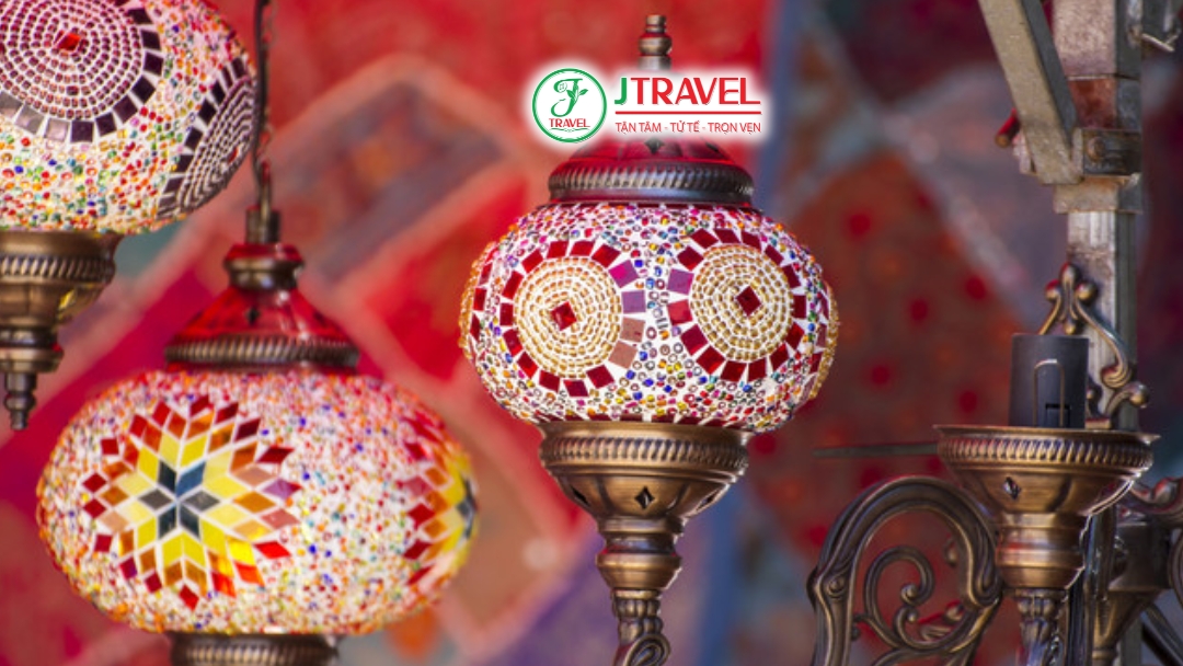 Đèn mosaic thủ công quà lưu niệm được ưu thích nhất