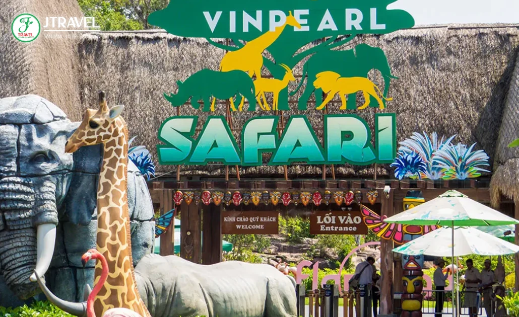 Vinpearl Safari Phú Quốc vườn thú bán hoang dã lớn nhất Việt Nam