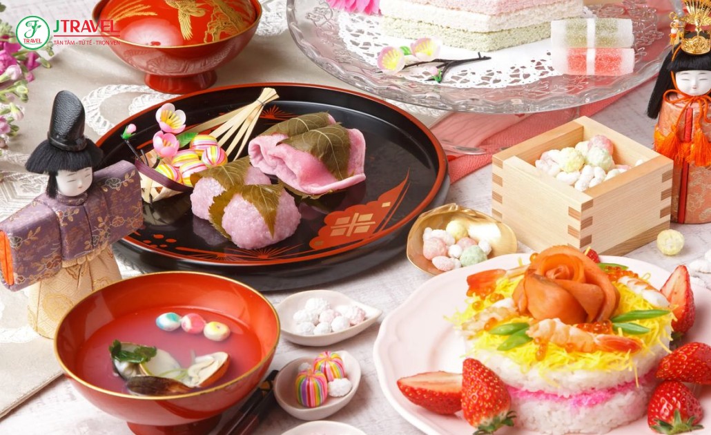 Chợ lễ hội Hinamatsuri với ẩm thực truyền thống Nhật Bản