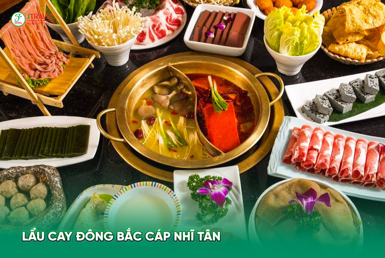 Lẩu cay Đông Bắc cáp nhĩ tân