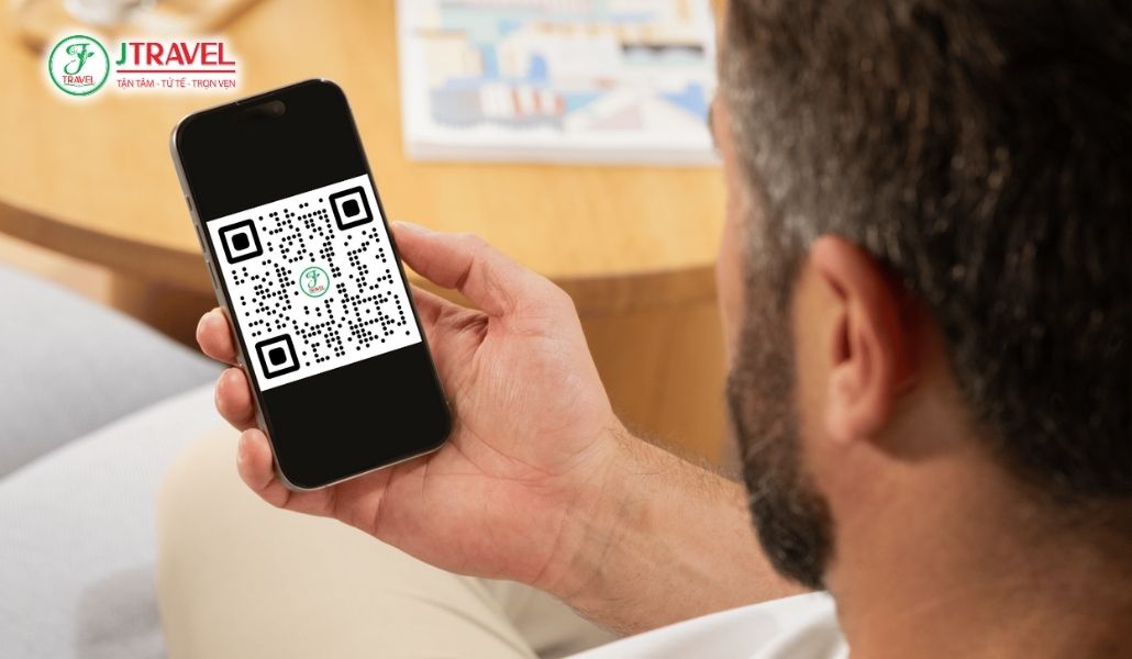Quét mã Qr code để mở truy cập mini app