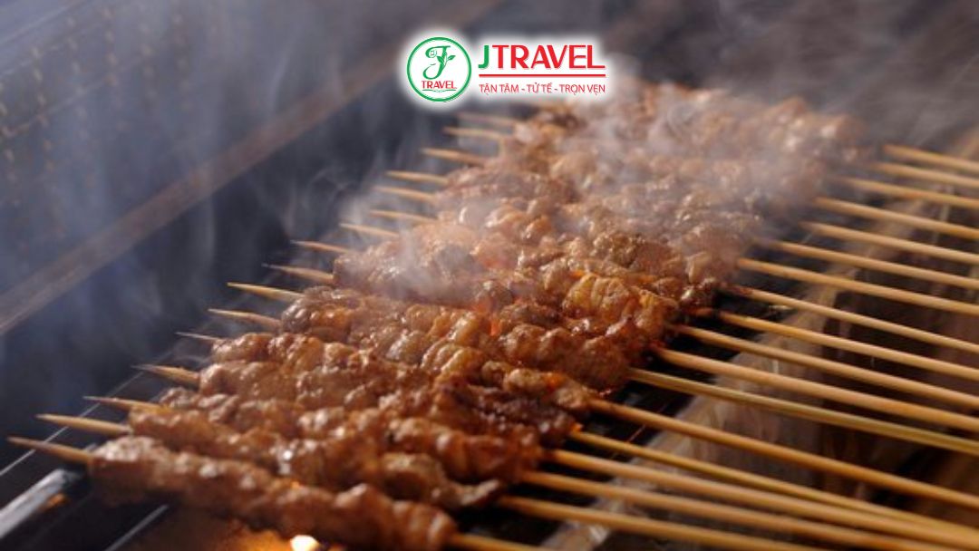 Thịt cừu xiên nướng